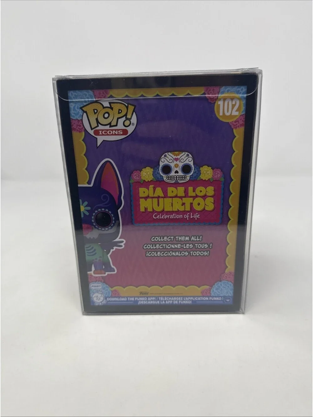 Funko Pop! Icons Dia De Los Muertos Xolo Alebrije #102 With Pop Protector